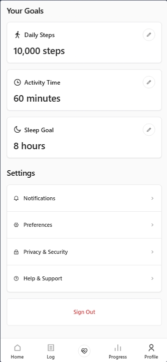 After: One-Tap Logging